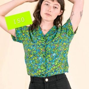 ISO Moss Blossom Pantry Button Up